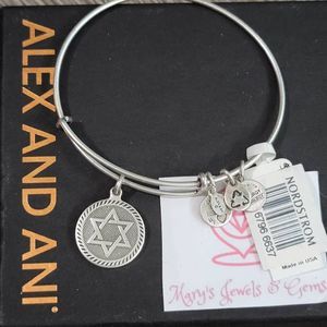 Alex and Ani David's Star charm bracelet